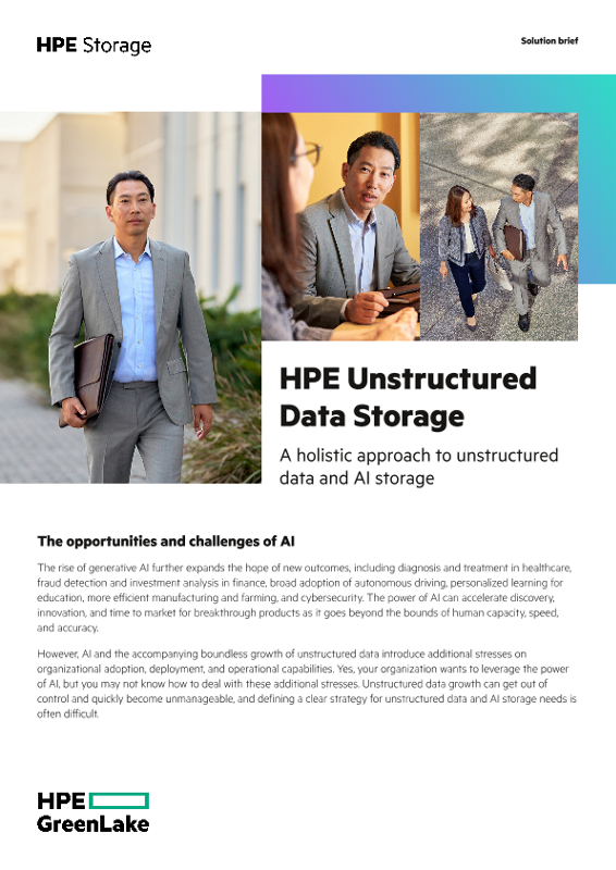 HPE Unstructured Data Storage thumbnail