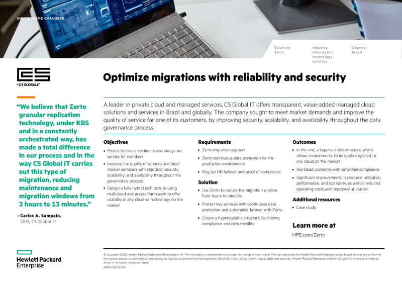 Optimize migrations with reliability and security – CS Global IT thumbnail