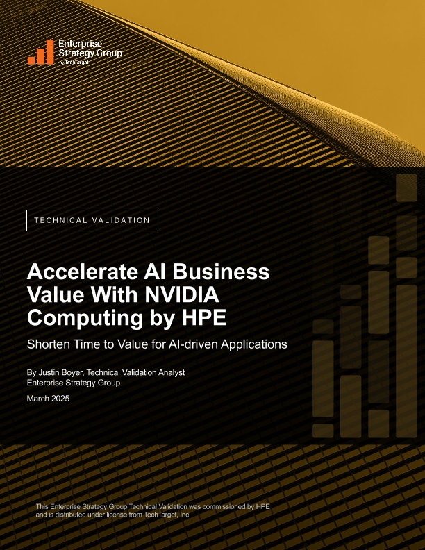 Accelerate AI Business Value with NVIDIA Computing by HPE thumbnail