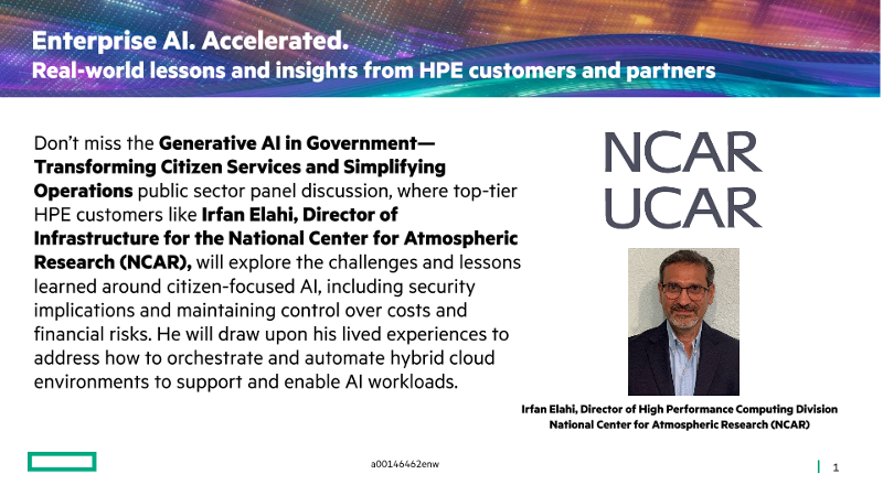 Event Information-HPE Customer Speakers-NCAR-HPE Discover Las Vegas 2025 thumbnail