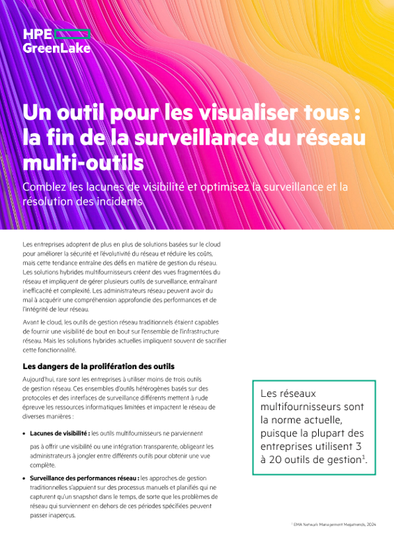 Un outil pour les visualiser tous : la fin de la surveillance du réseau multi-outilsUn outil pour les visualiser tous : la fin de la surveillance du réseau multi-outils thumbnail