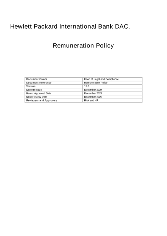 HPIB Remuneration Policy thumbnail