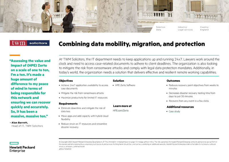 Combining data mobility, migration, and protection – TWM Solicitors thumbnail