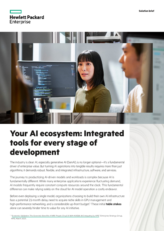 Your AI ecosystem – Integrated tools for every stage of development thumbnail