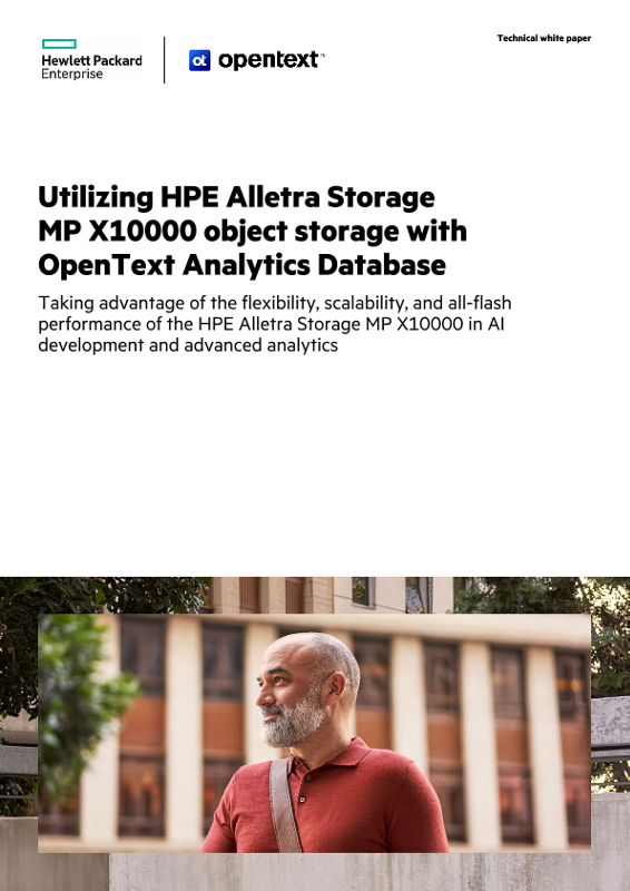 Utilizing HPE Alletra Storage MP X10000 object storage with OpenText Analytics Database thumbnail