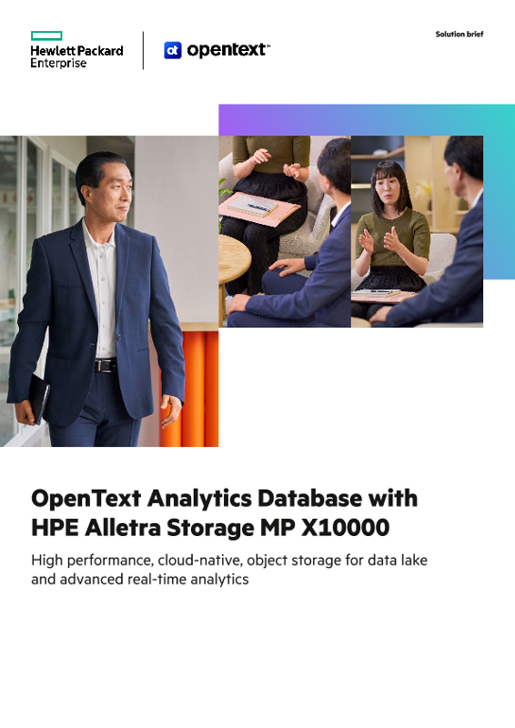 OpenText Analytics Database with HPE Alletra Storage MP X10000 thumbnail