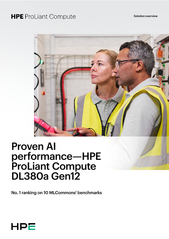 Proven AI performance – HPE ProLiant Compute DL380a Gen12 thumbnail