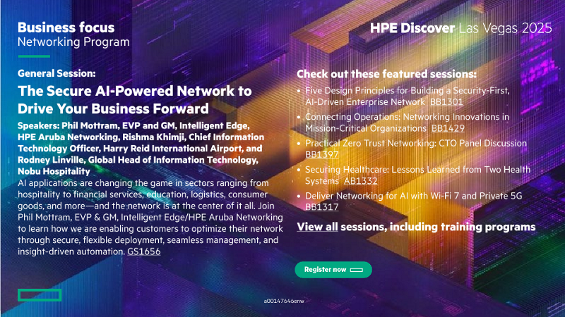Event Information-Networking-Business General Session and Top Breakouts-HPE Discover Las Vegas 2025 thumbnail