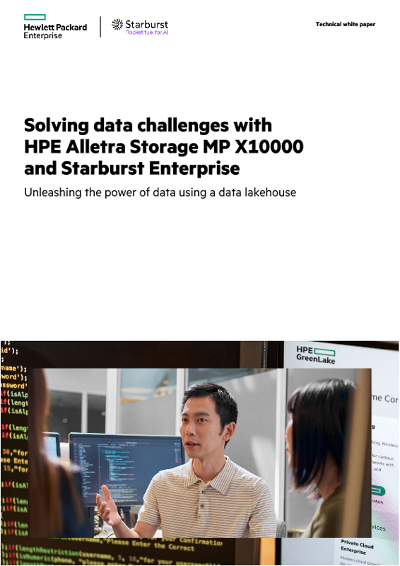 Solving data challenges with HPE Alletra Storage MP X10000 and Starburst Enterprise thumbnail