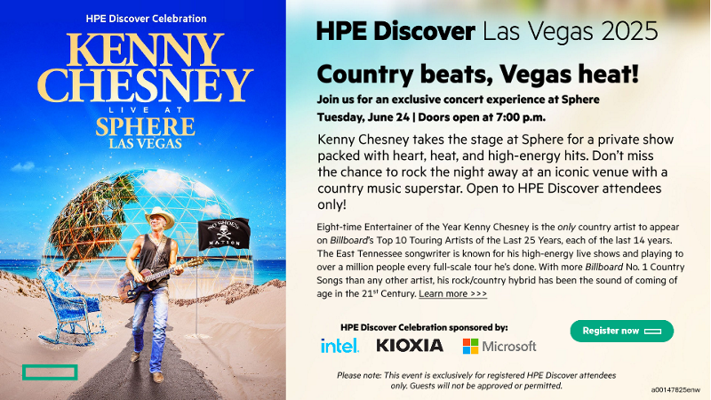 Event Information-HPE Discover Celebration Headliner at Sphere announced!-HPE Discover Las Vegas 2025 thumbnail