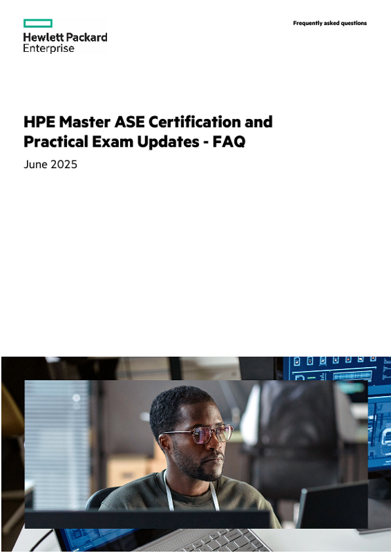 FAQ - New Storage and Compute HPE Master ASE certifications thumbnail
