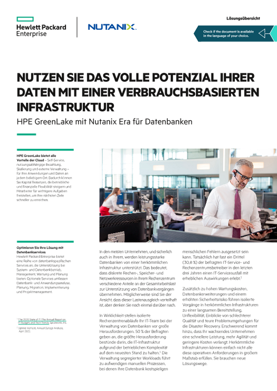 Nutzen Sie das volle Potenzial Ihrer Daten mit einer verbrauchsbasierten Infrastruktur – Lösungsübersicht thumbnail