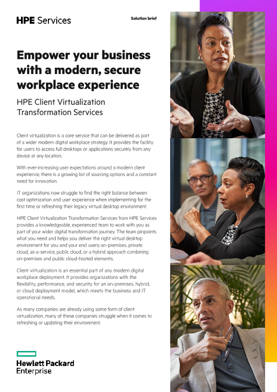 Empower your business with modern, secure workplace experience solution brief thumbnail