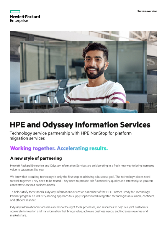 HPE and Odyssey Information Services thumbnail