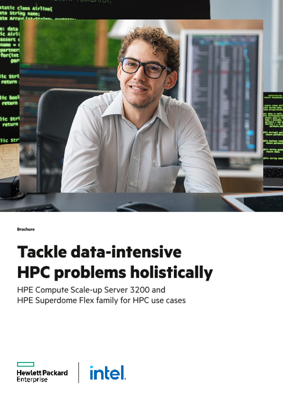 HPE shared memory high performance computing brochure thumbnail