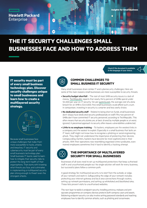 The IT security challenges small businesses face and how to address them Insights for Small Business thumbnail
