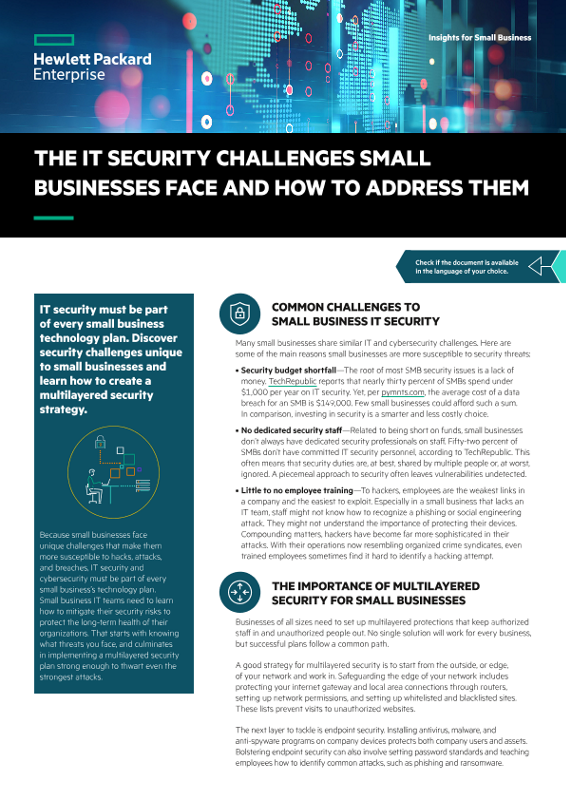 The IT security challenges small businesses face and how to address them Insights for Small Business thumbnail