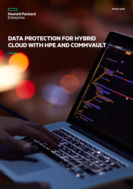 Data protection for hybrid cloud with HPE and Commvault solution guide thumbnail
