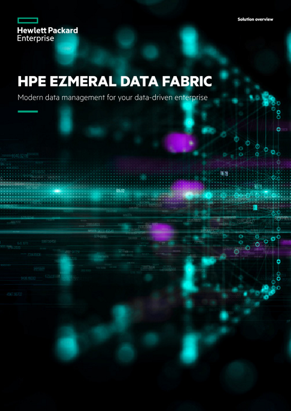 HPE Ezmeral Data Fabric solution overview thumbnail