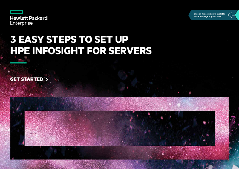 3 easy steps to set up HPE InfoSight for Servers configuration guide thumbnail