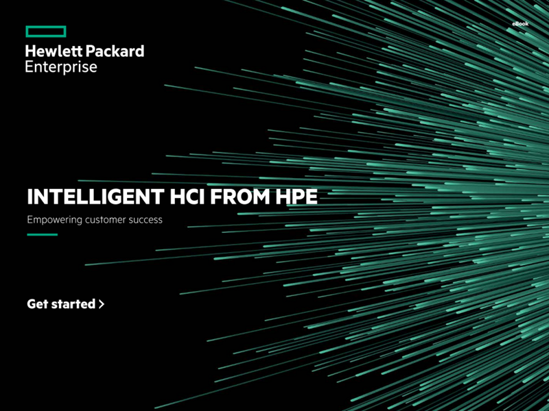 Intelligent HCI from HPE Empowering customer success ebook thumbnail