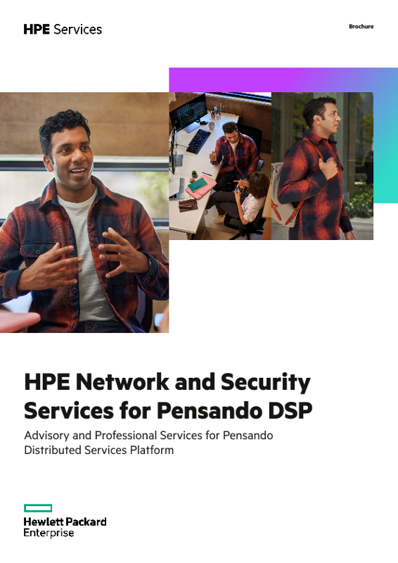 HPE Network and Security Services for Pensando DSP brochure thumbnail