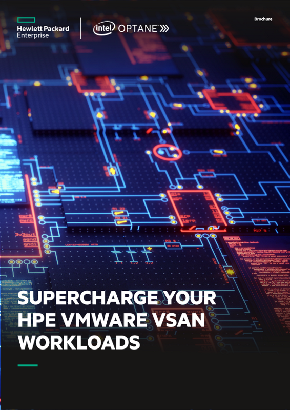 Supercharge your HPE VMware vSAN workloads brochure thumbnail