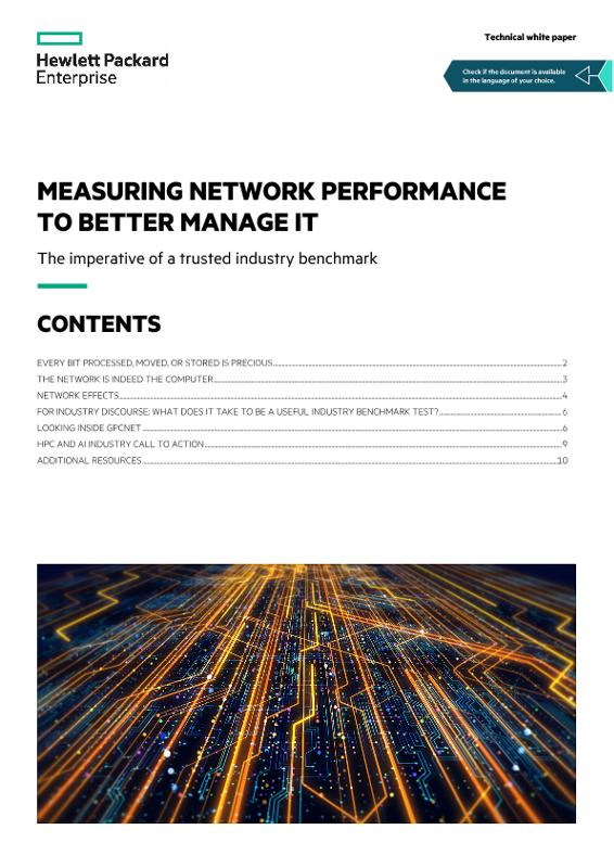 Measuring Network Performance to Better Manage IT technical white paper thumbnail