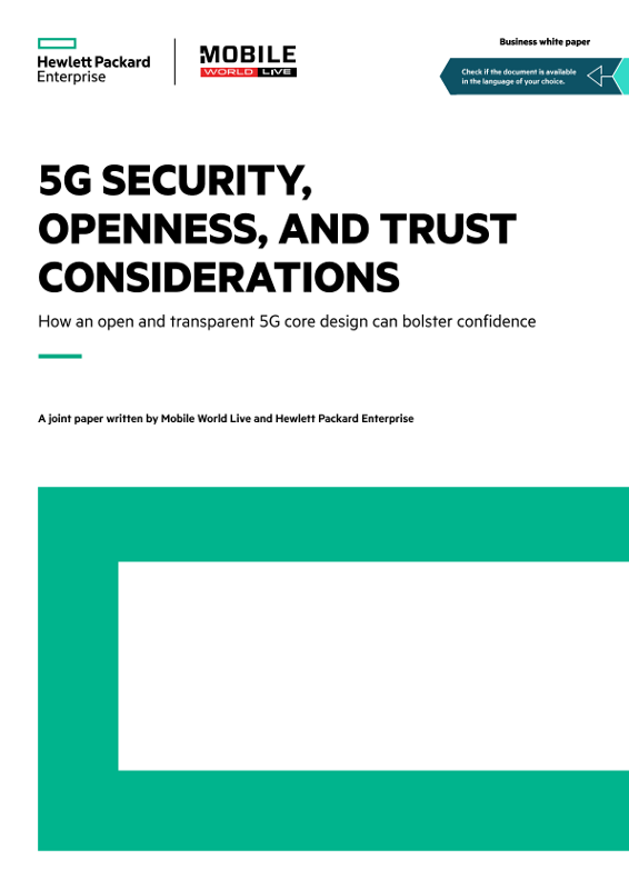 5G Security, Openness, and Trust Considerations business white paper thumbnail