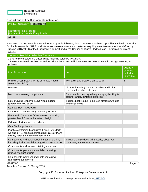 HPE Aruba Networking AP-574 Outdoor 11ax AP thumbnail