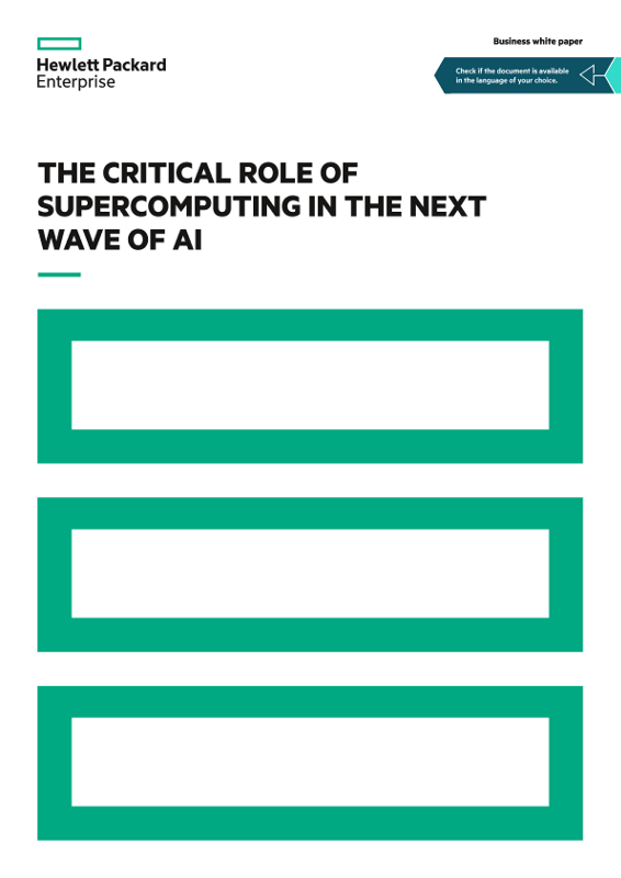 The Critical Role of Supercomputing in the Next Wave of AI business white paper thumbnail