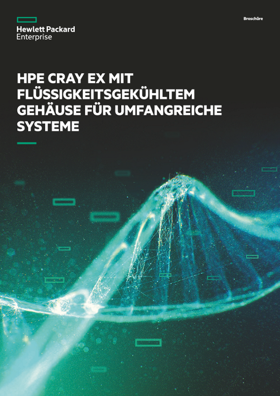 Broschüre HPE Cray EX mit flüssigkeitsgekühltem Gehäuse für umfangreiche Systeme thumbnail