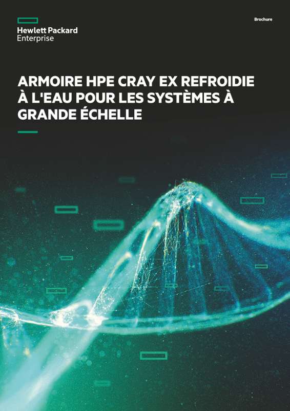Brochure Armoire HPE Cray EX refroidie à l'eau pour les systèmes à grande échelle thumbnail