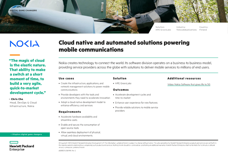 Cloud native and automated solutions powering mobile communications – Nokia Software thumbnail