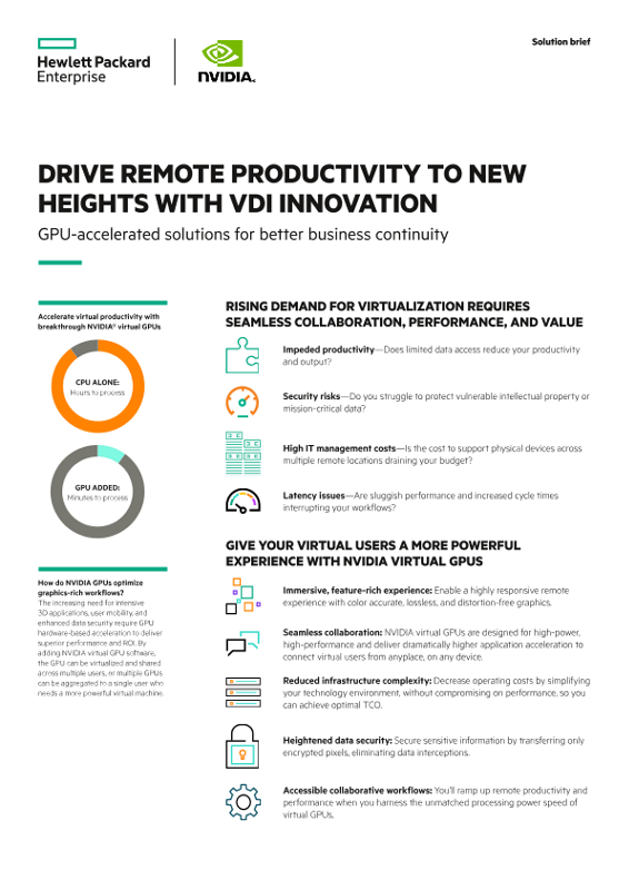 Drive remote productivity to new heights with VDI innovation thumbnail