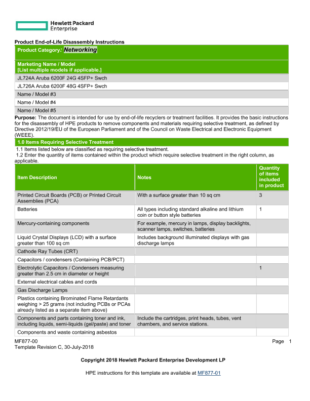 HPE Aruba Networking 6200 JL724A, JL726A Switch thumbnail