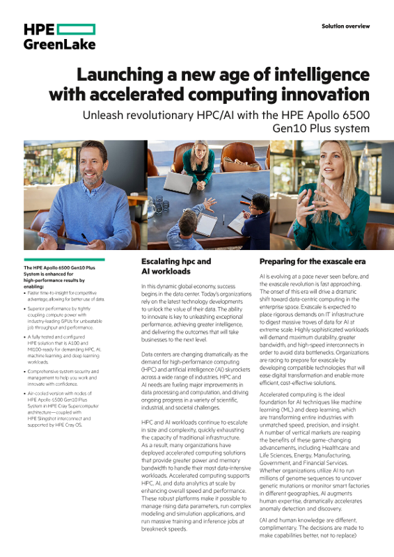 Launching a new age of intelligence with accelerated computing innovation thumbnail