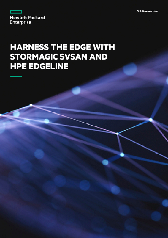 Harness  the edge with StorMagic SvSAN and HPE Edgeline solution overview thumbnail