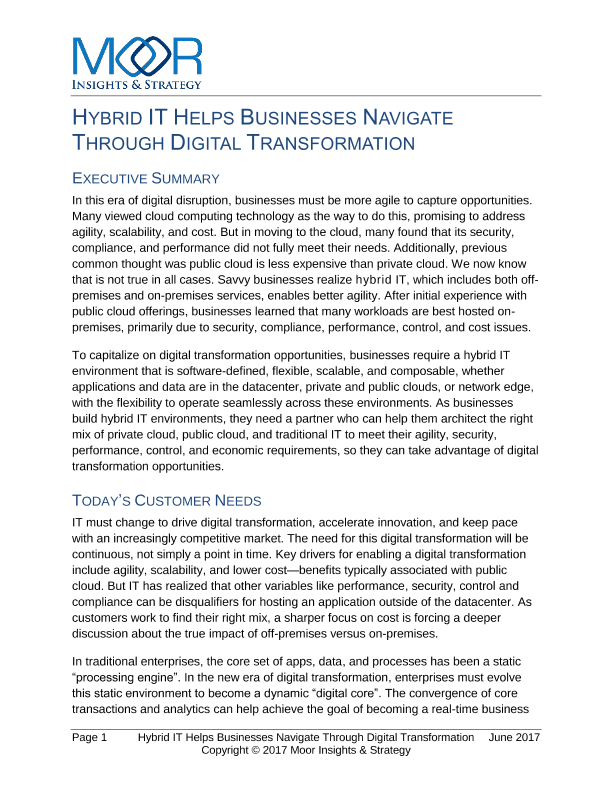 Hybrid IT Helps Business Navigate Through Digital Transformation thumbnail