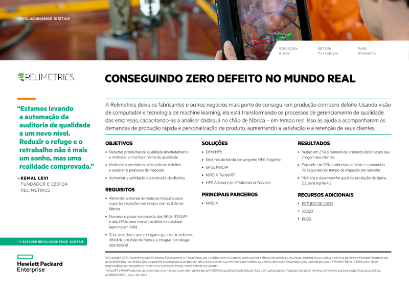 Visão geral em uma página de revolucionários digitais: Conseguindo zero defeito no mundo real – Relimetrics thumbnail