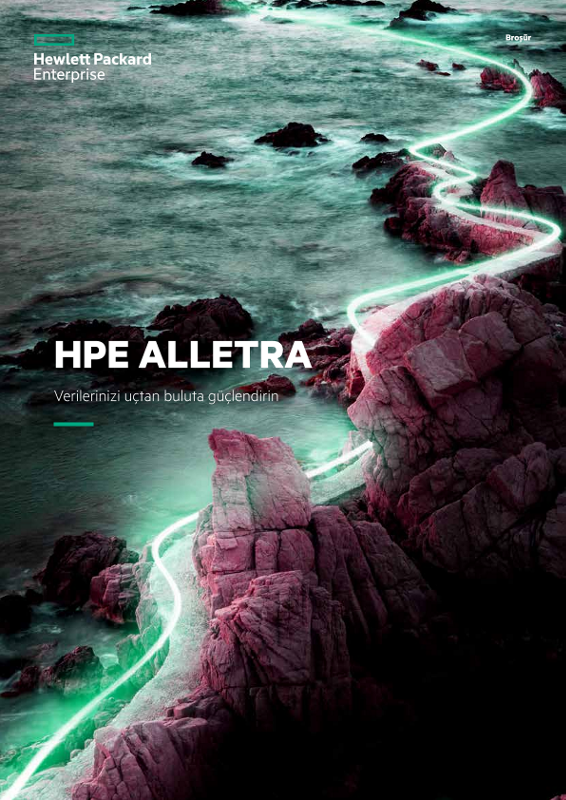 HPE Alletra - Uçtan buluta verilerinizi güçlendirin broşürü thumbnail