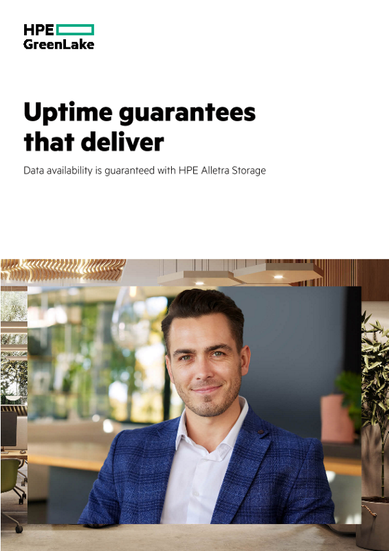 Uptime guarantees that deliver – Data availability is guaranteed with HPE Alletra Storage thumbnail