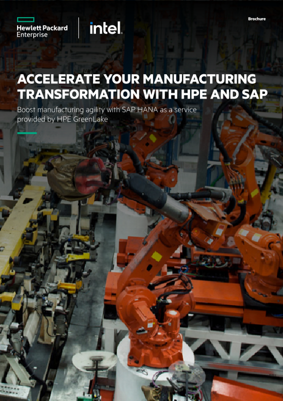 Accelerate your Manufacturing Transformation with HPE and SAP brochure thumbnail
