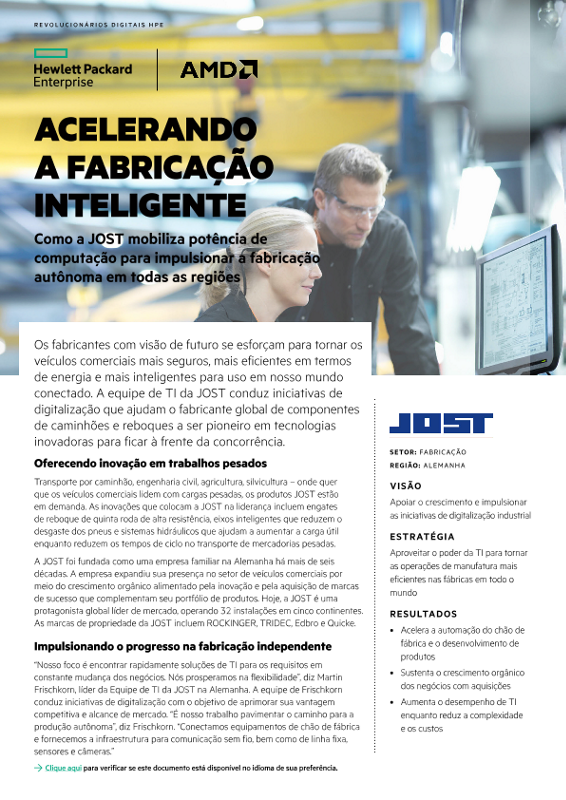 Acelerando a manufatura inteligente – estudo de caso JOST thumbnail