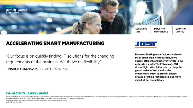 Accelerating smart manufacturing – JOST companion slide thumbnail