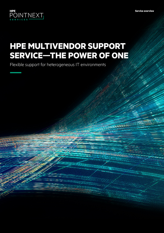 HPE Multivendor Support Service – The Power of One service overview thumbnail
