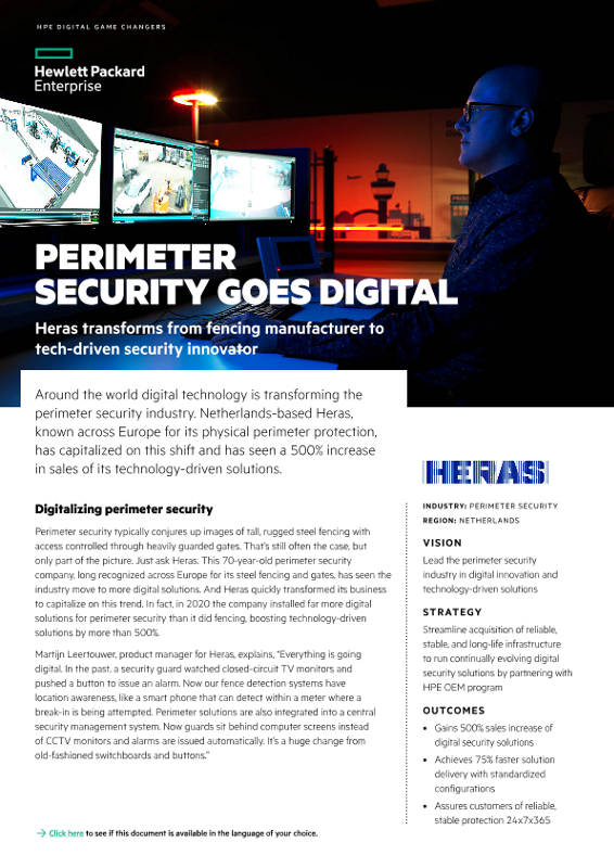 Perimeter security goes digital – Heras case study thumbnail