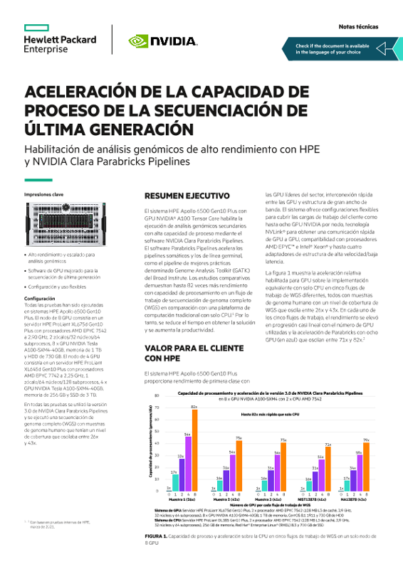 Notas técnicas sobre la aceleración de la capacidad de procesamiento de la secuenciación de última generación thumbnail
