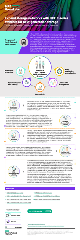 Expand storage networks with HPE C-series switches for next-generation storage thumbnail