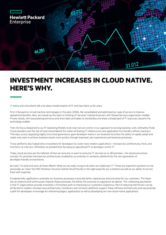 Investment increases in cloud native. Here’s why. thumbnail